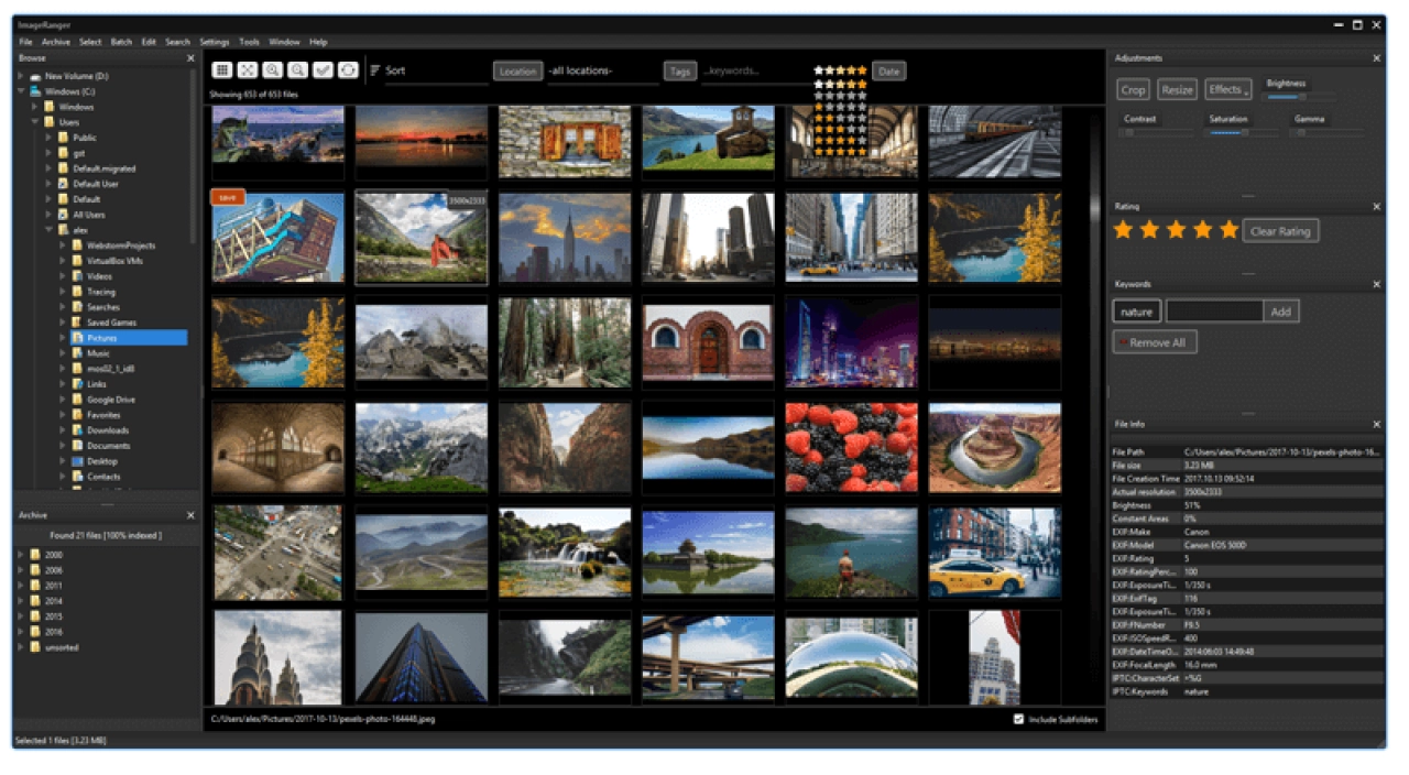 Screenshot #3 - ImageRanger Pro Edition 1.9.5.1881 + активация