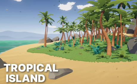 Tropical Island - Stylized Fantasy RPG Environment