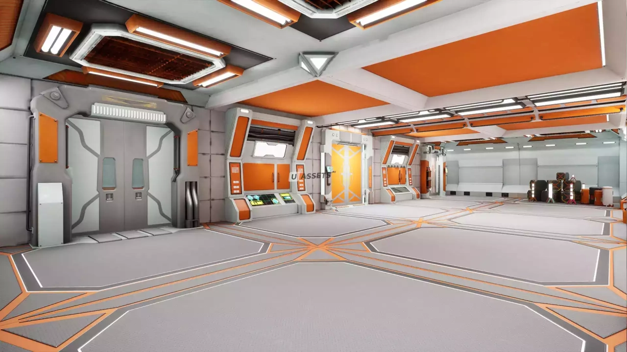 Screenshot #3 - SciFi Space Modular Level