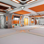 Screenshot #3 - SciFi Space Modular Level