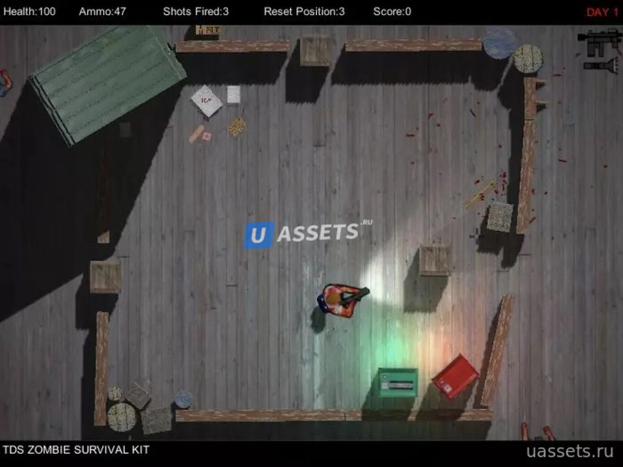 Screenshot #2 - Top Down Shooter - Zombie Survival KIT