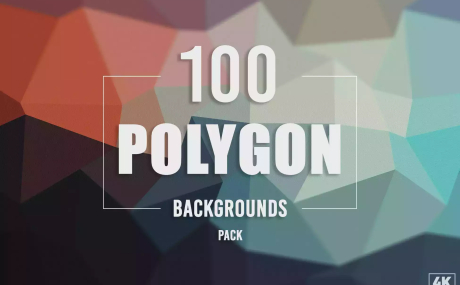 100 Polygon Backgrounds