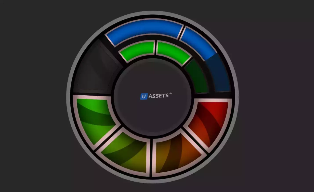Screenshot #4 - Procedural Circular Health and Progress Bars Pro v8.8