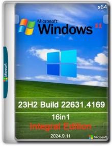 Windows 11 23H2.22631.4169 16in1 x64 by Integral Edition 2024.9.11