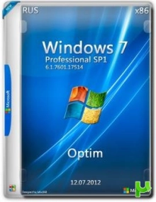 Windows 7 Professional SP1 x86 Optim VL
