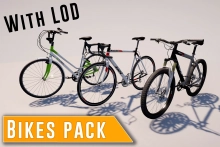 Bikes Pack with LOD