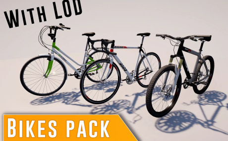 Bikes Pack with LOD