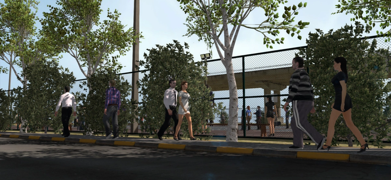 Screenshot #2 - People Path Creator — Crowd & Pedestrian Simulation Tool for Unity