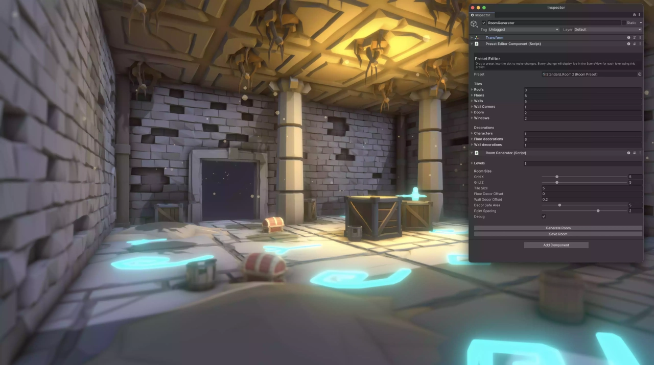 Screenshot #4 - RoomGen - Procedural Generator