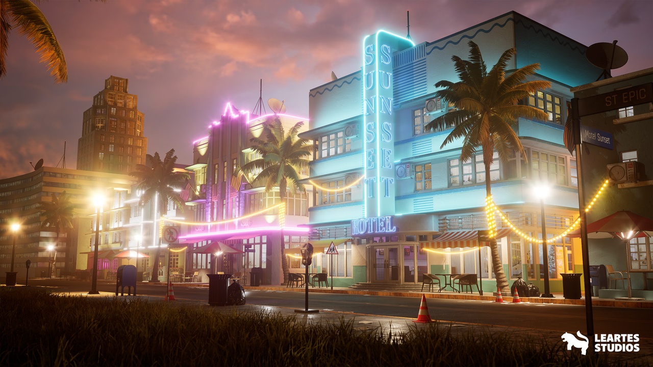 Screenshot #2 - Miami Vice City (Unreal Engine)