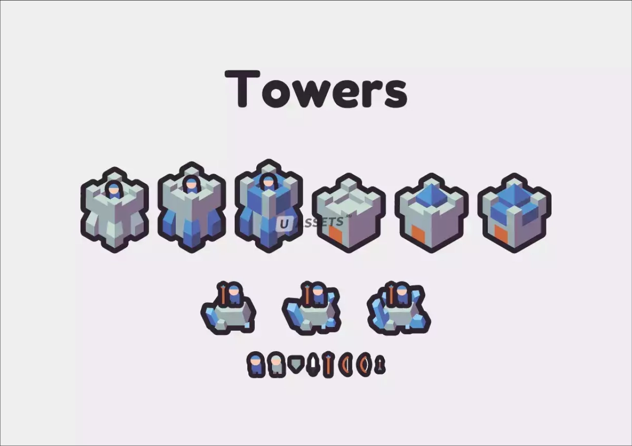 Screenshot #3 - Isometric Tower defense pack