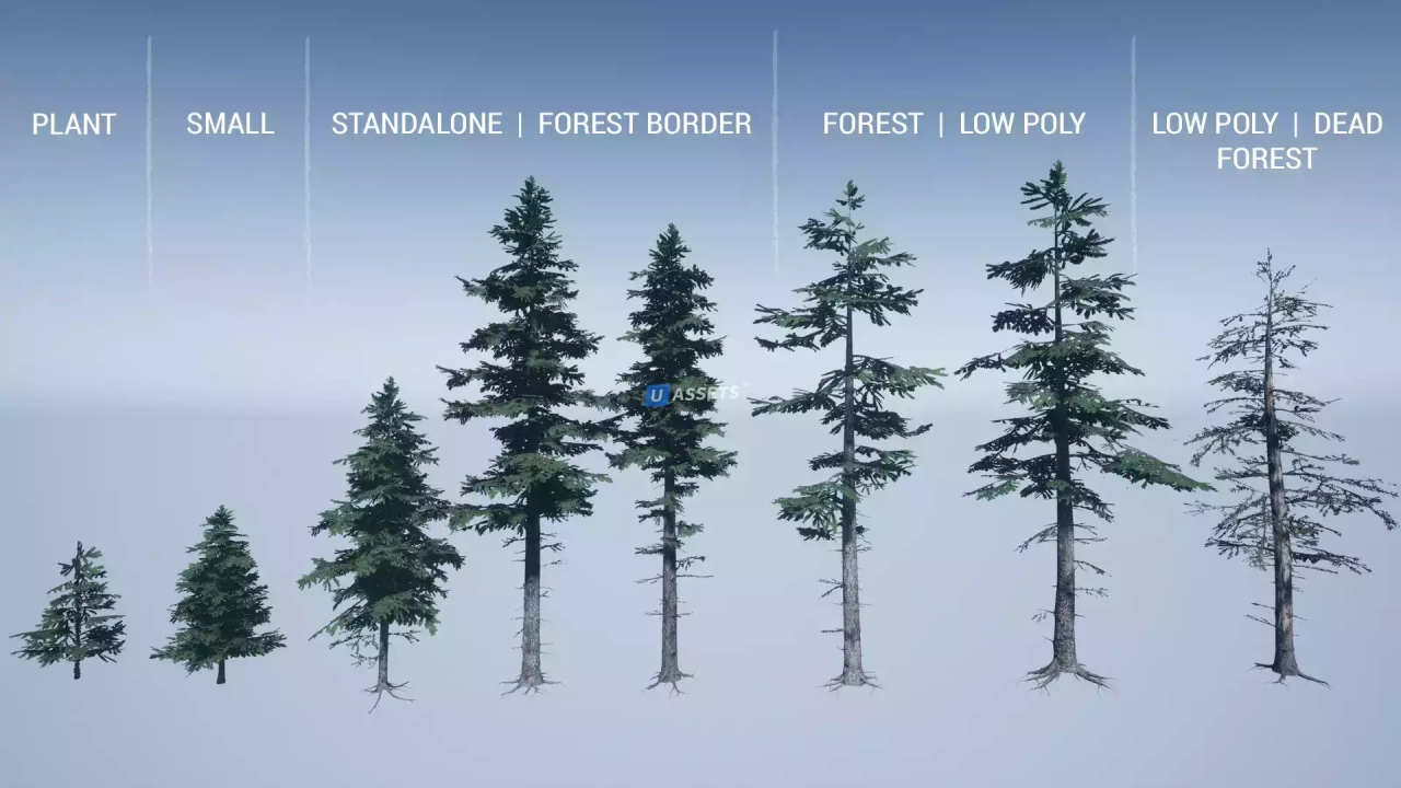 Screenshot #1 - Mountain Trees - Dynamic Nature