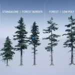 Screenshot #1 - Mountain Trees - Dynamic Nature