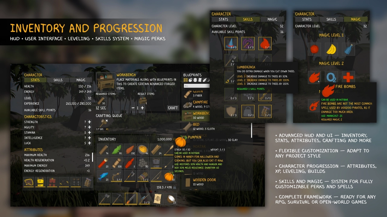 Screenshot #3 - Easy Survival RPG v5 UE5.4