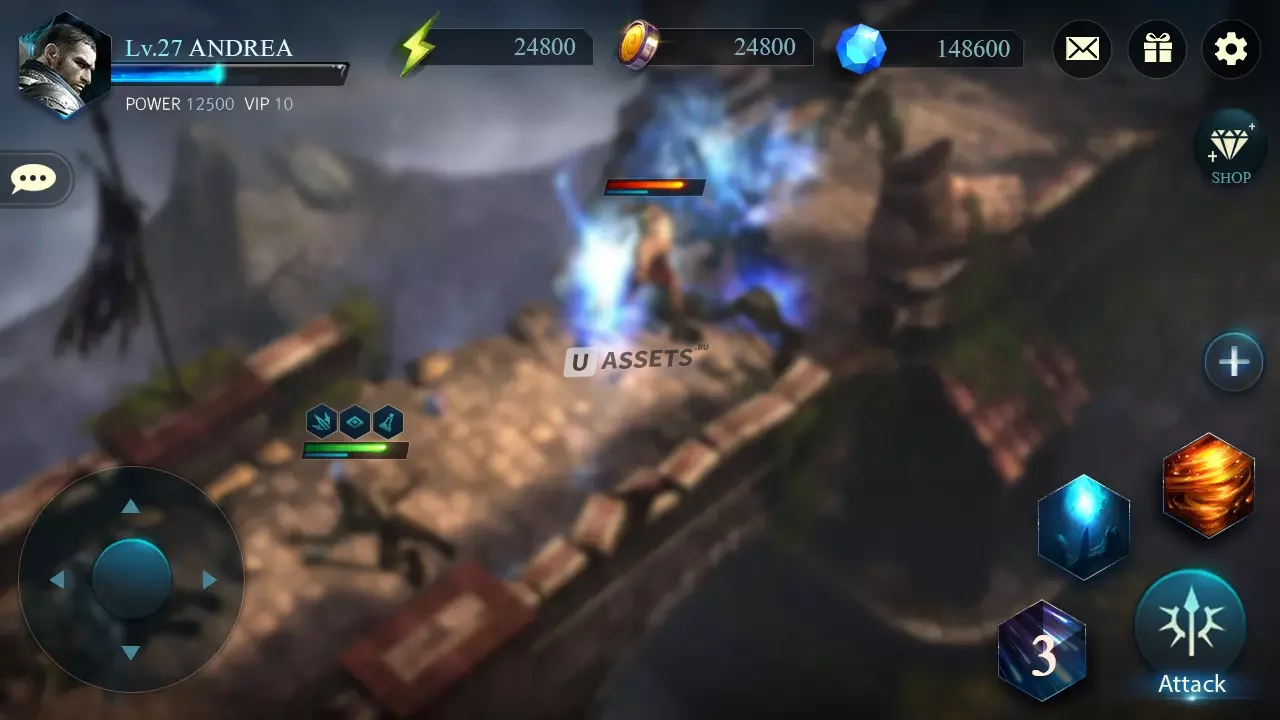 Screenshot #2 - Mobile & Fantasy UI Pro
