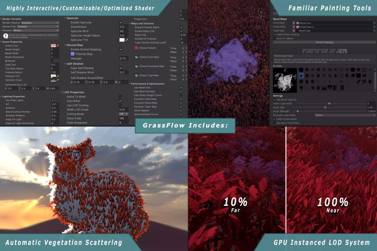 Screenshot #2 - GrassFlow 2 (Unity)