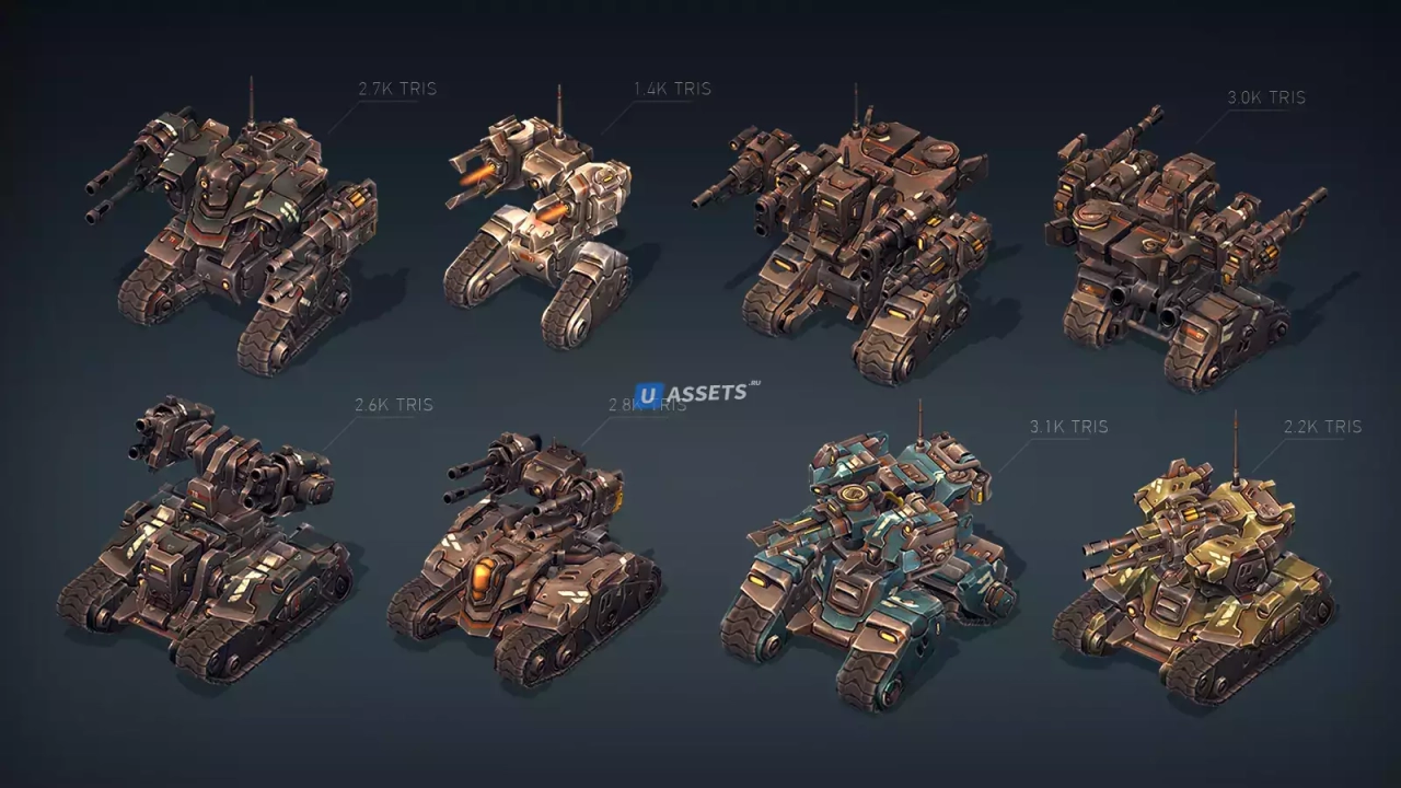 Screenshot #4 - Mech Constructor: Spiders and Tanks