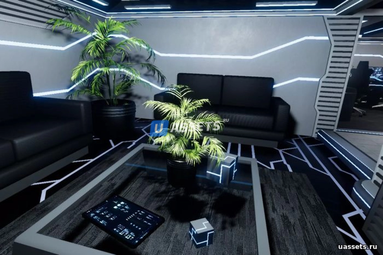 Screenshot #1 - Futuristic Scifi Interior
