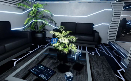Futuristic Scifi Interior