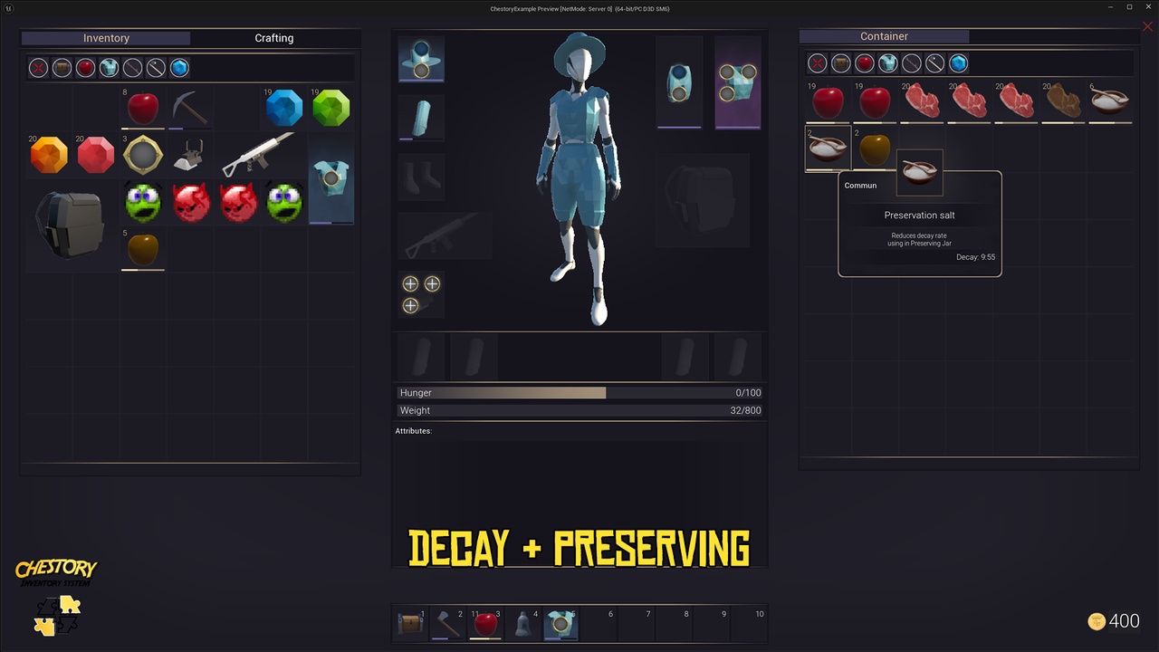 Screenshot #11 - Chestory Inventory System v3.6.1 (Unreal Engine 5.7)