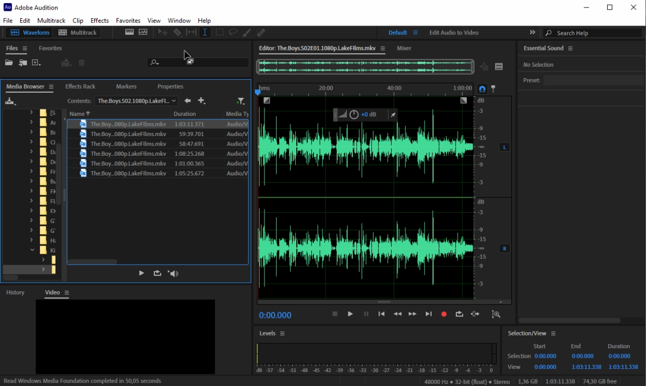 Screenshot #3 - Adobe Audition — профессиональный аудиоредактор для записи и обработки звука