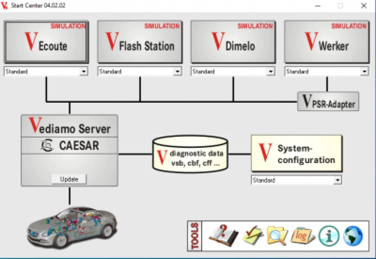 Screenshot #1 - Mersedec Vediamo v4.02.02 passthru + Keygen