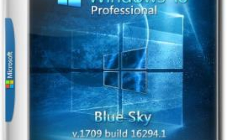 Windows 10 Professional BLUE SKY by novik (x64)