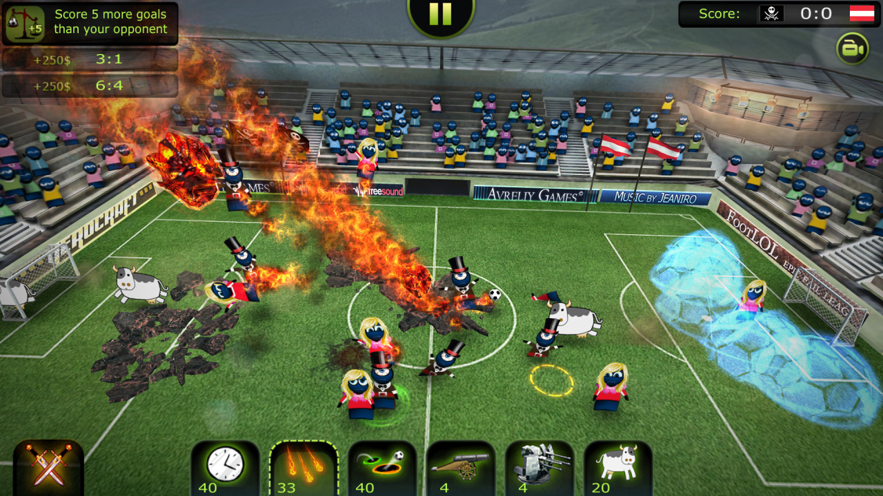 Screenshot #1 - FootLOL: Epic Soccer League