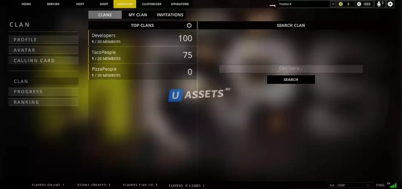 Screenshot #4 - MFPS Clan System