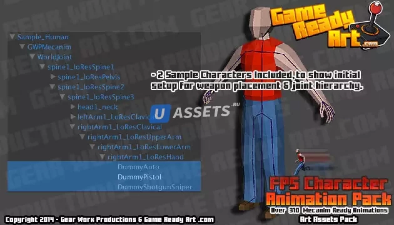 Screenshot #3 - FPS Character Animation Pack