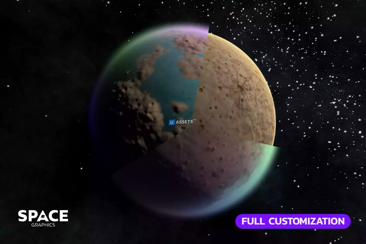 Screenshot #2 - Space Graphics Planets v4.1.1