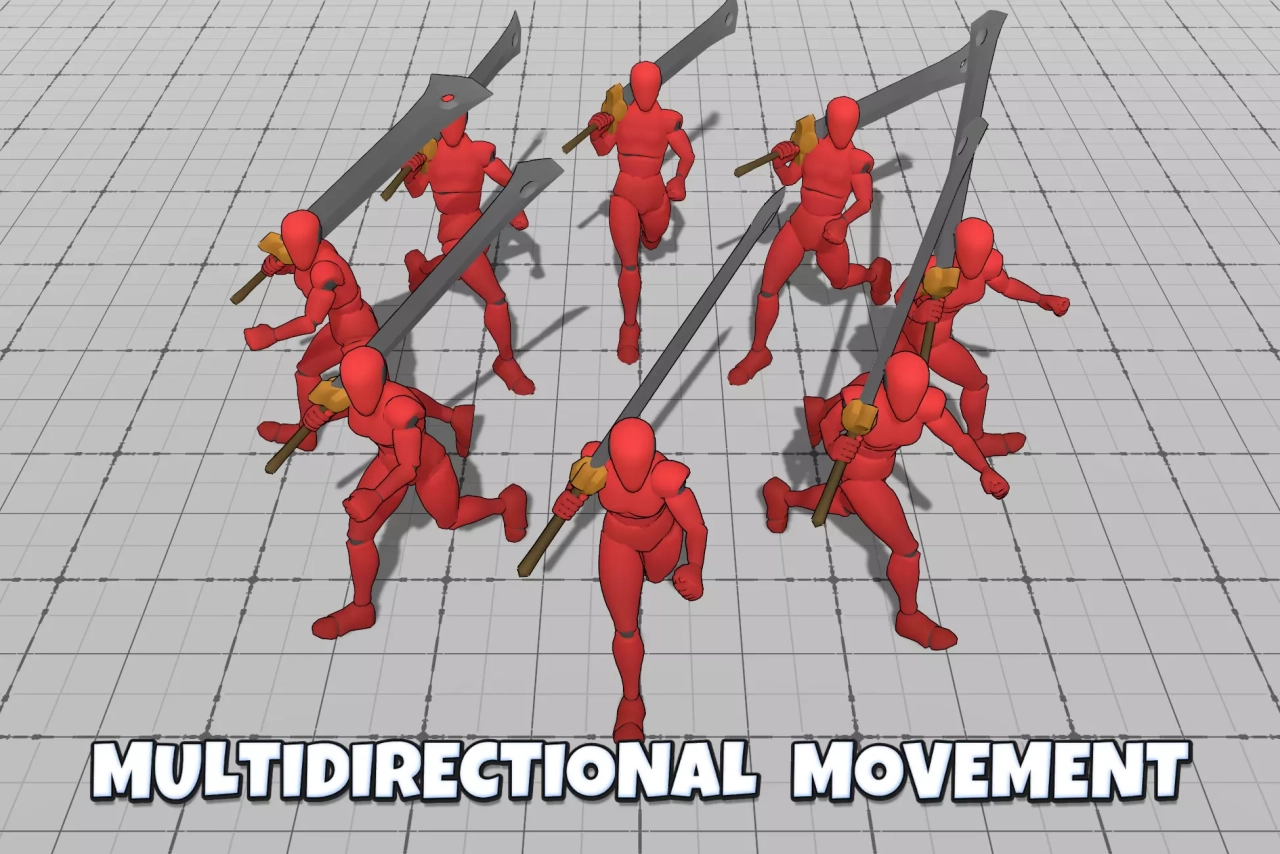 Screenshot #1 - Human Mega Animations Pack для Unity