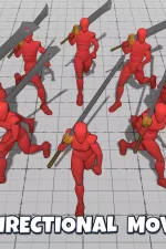 Screenshot #1 - Human Mega Animations Pack для Unity