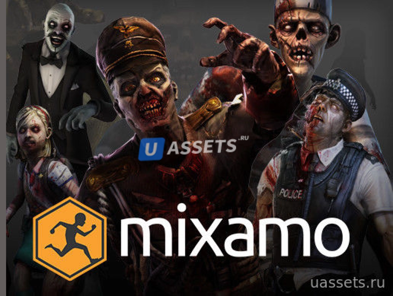 Screenshot #1 - Mixamo Zombie Character Contest Pack