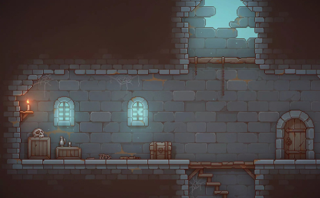 Pixel Art Platformer - Dungeon