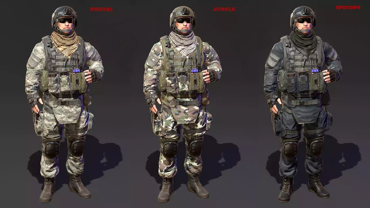 Screenshot #4 - Modern Soldier Camo Pack