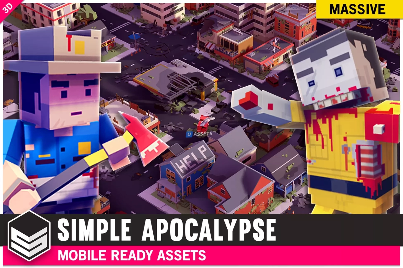 Screenshot #1 - Simple Apocalypse - Cartoon Assets