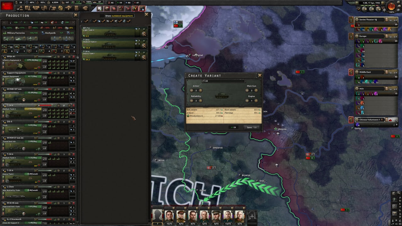Screenshot #6 - Hearts of Iron 4