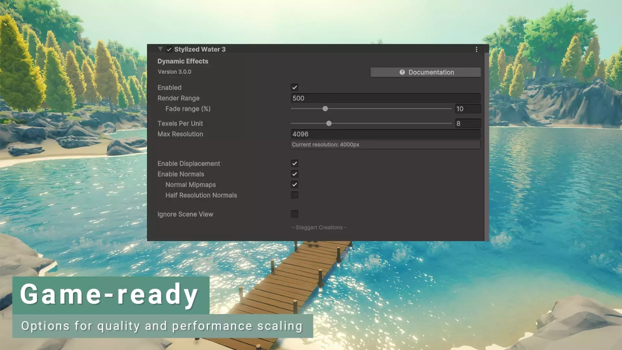 Screenshot #1 - Dynamic Effects for Stylized Water 3