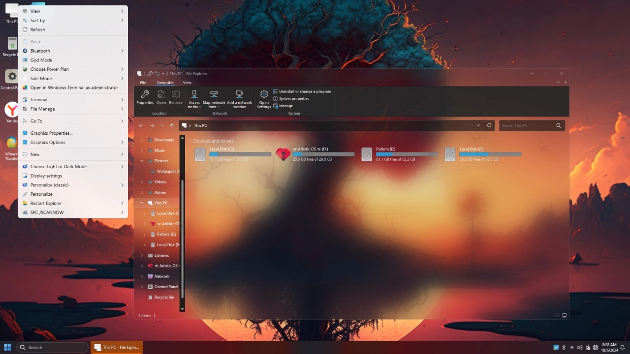 Screenshot #5 - Windows 11 Artistic OS [24H2] 26100.1742 by Teamos