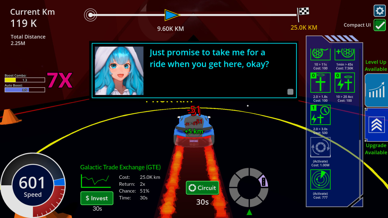 Screenshot #2 - Progress Racer RPG