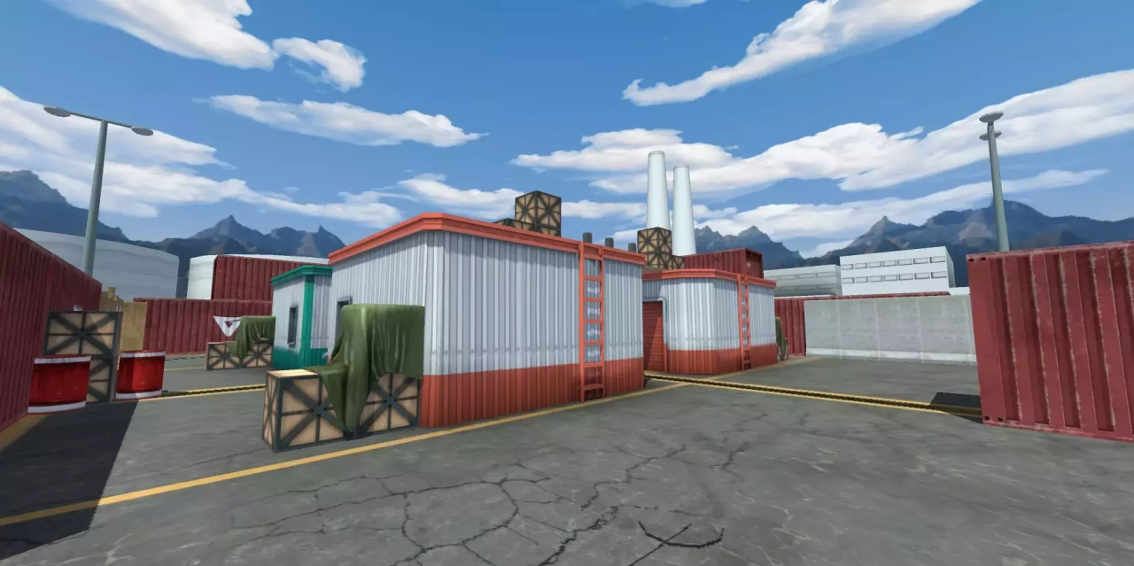 Screenshot #3 - Mobile FPS Game Environment & Assets, ice world map