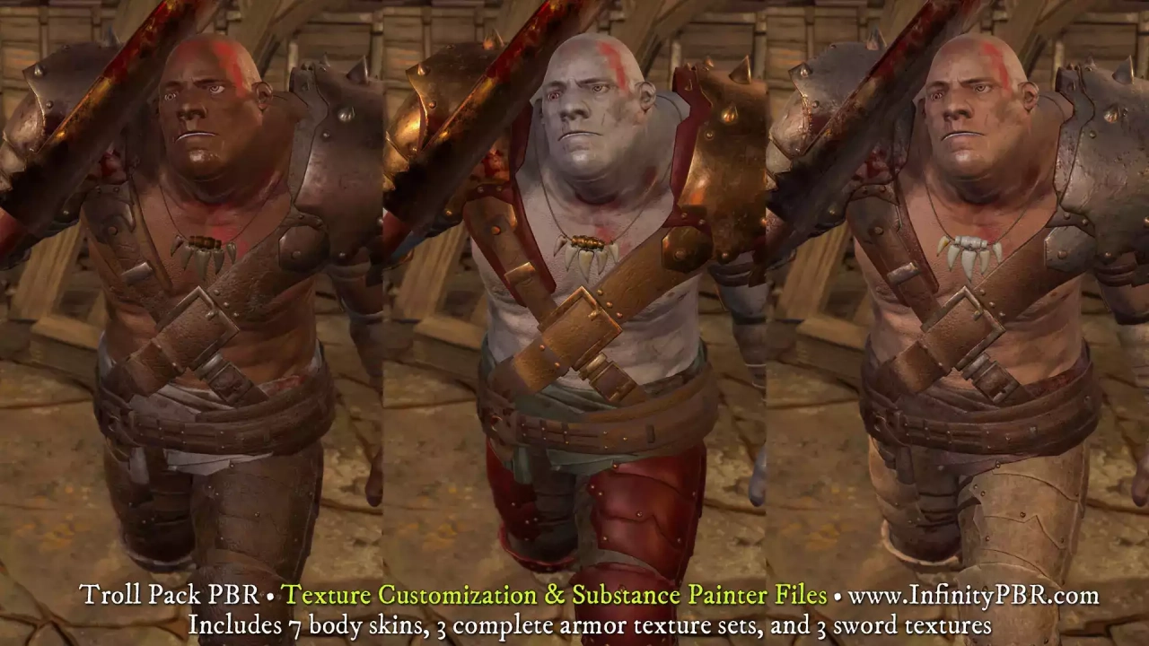 Screenshot #1 - Troll Character RPG Fantasy PBR - Fantasy RPG