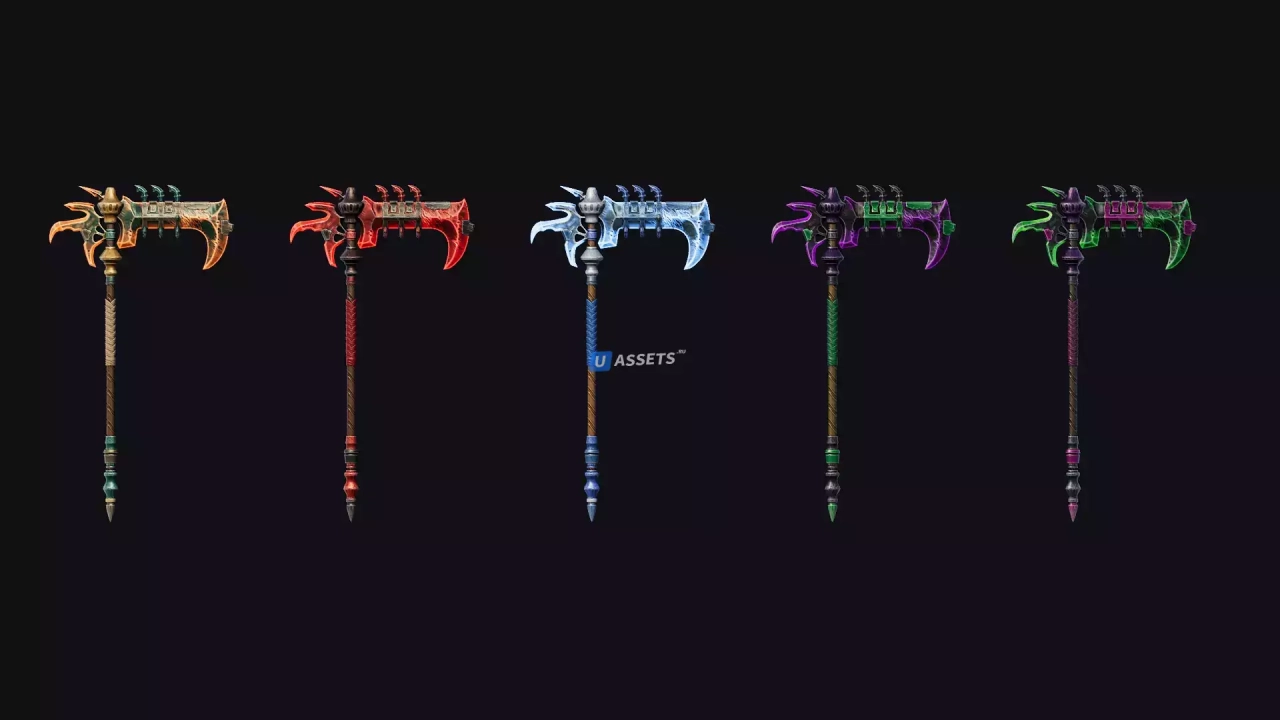 Screenshot #4 - Stylized Scythes - RPG Weapons