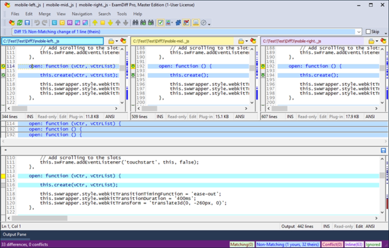 Screenshot #2 - ExamDiff Pro v15.0.1.4 + rus