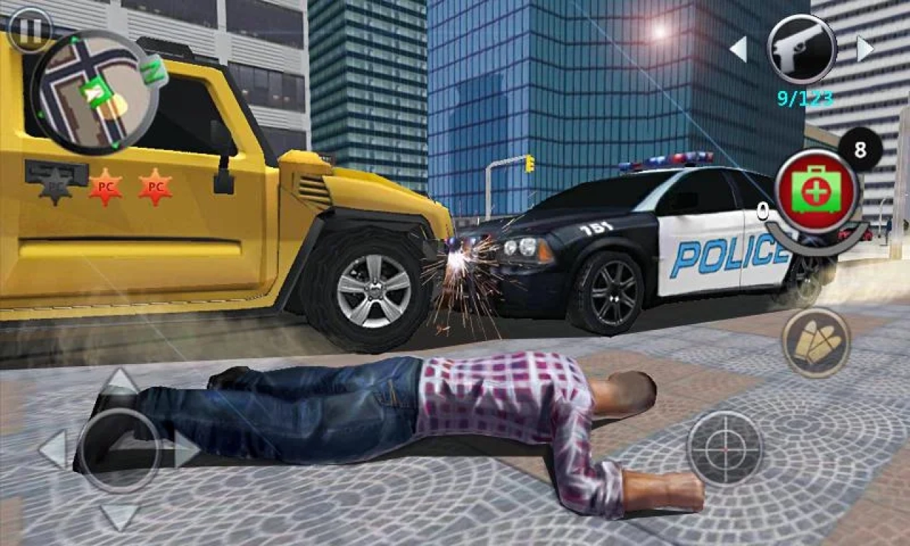 Screenshot #3 - Исходный код Grand Gangsters 3D (UNITY)