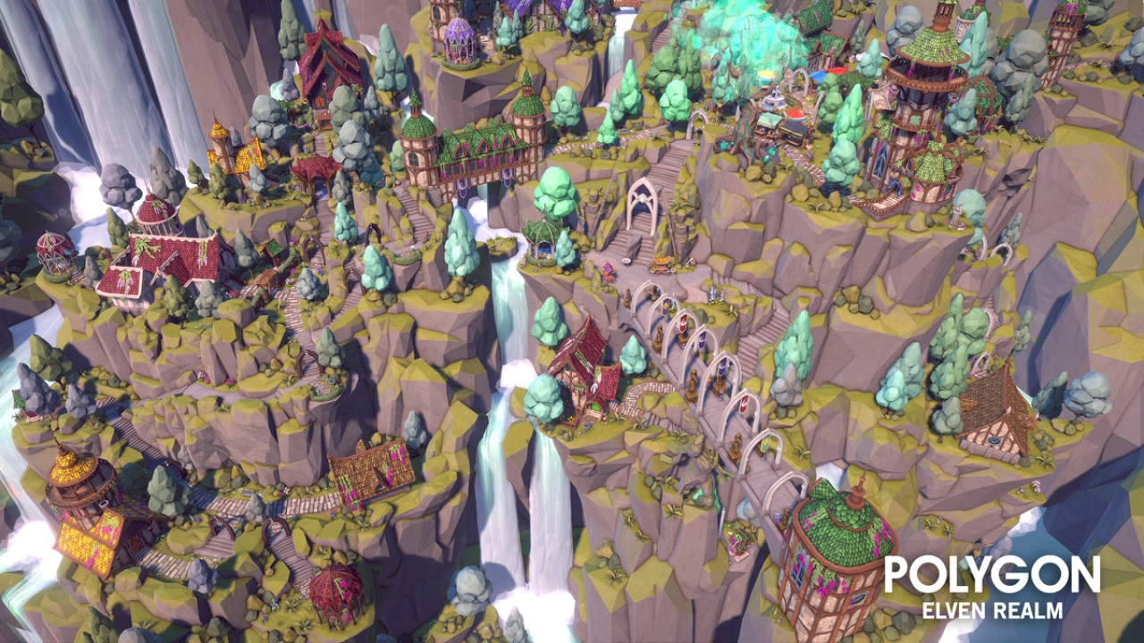 Screenshot #18 - POLYGON - Elven Realm Pack - Art by Synty Unity