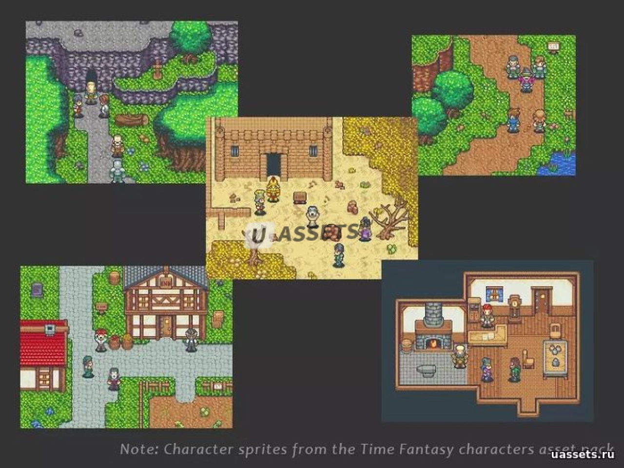Screenshot #3 - Fantasy RPG Tileset Pack