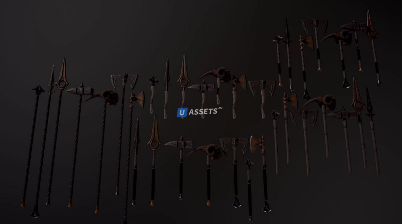 Screenshot #1 - Modular Fantasy Weapon Pack