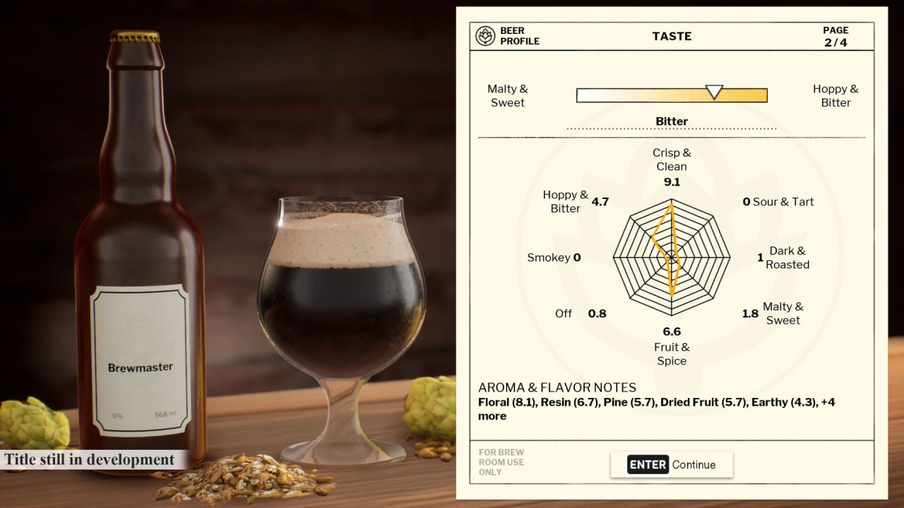Screenshot #1 - Brewmaster: Beer Brewing Simulator